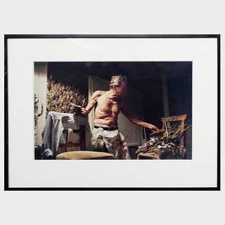David Dawson (b. 1960): Lucian Freud in His Studio