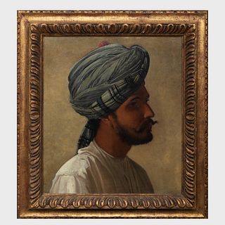European School: Portrait of a Man in a Turban