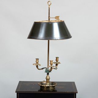 Louis XV Style Gilt-Metal Bouillotte Lamp with a TÃ´le Shade