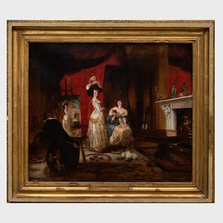Attributed to Henry James Pidding (1797-1864): The Studio