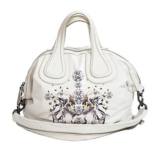 Givenchy White Leather Tote Bag