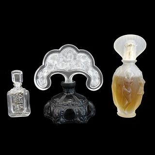 Three (3) Vintage Art Deco Perfume Bottles