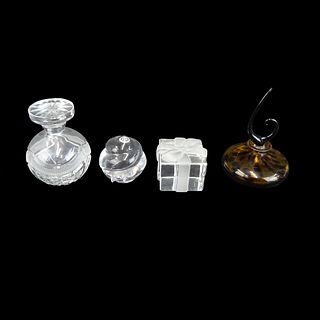 Four (4) Vintage Crystal and Glass tableware
