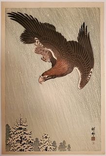 Ohara Koson (Shoson) woodblock print ,  c. 1933