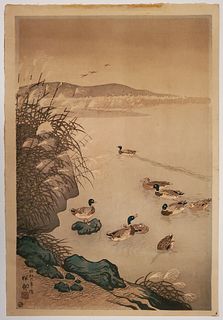 Ohara Koson (Shoson) woodblock print , c. 1931