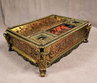 Napoleon III Boulle marquetry writing accessory, 19th c