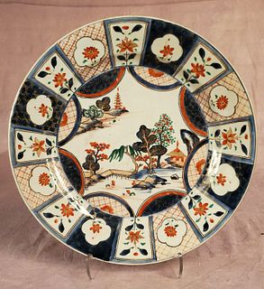 18th C. Fine and Usual Large Chinese Imari Charger