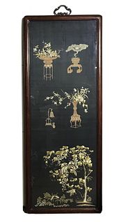 Chinese Silk Embroidered Wall Art