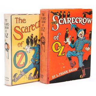 Two copies of the Scarecrow of Oz, one in Dust Jacket