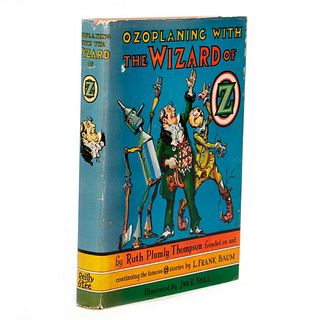 Rare Error Copy in original dust jacket, Ozoplaning with the Wizard of Oz