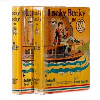 Pair of Lucky Bucky's in dust jackets with 1st State First Edition