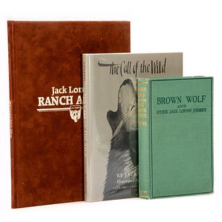Three Jack London titles, two signed