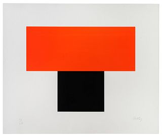 Ellsworth Kelly
(American, 1923-2015)
Red Orange Over Black, 1970