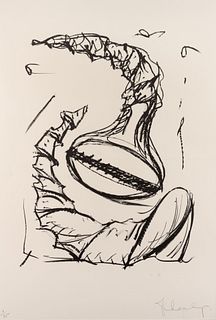 Claes Oldenburg
(American, b. 1929)
Soft Screws Tumbling #1(fromSoft Screws), 1976