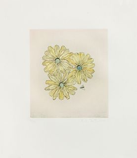 Kiki Smith
(American, b. 1954)
Flower with Bee (the complete portfolio of 6), 2000