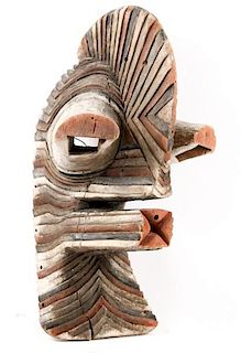African Songye Kifwebe Tribal Mask