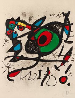 Joan Miro
(Spanish, 1893-1983)
Sobreteixims I Escultures, 1972