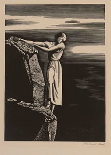 Rockwell Kent
(American, 1882-1971)
Girl on a Cliff, 1930