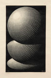M.C. Escher
(Dutch, 1898-1972)
The Three Spheres, 1945