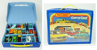 1978 LESNEY MATCHBOX 48 MODEL CARRY CASE w/ CARS