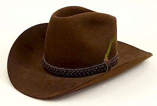Original Brown Beaver Stetson Hat Made For John Travolta.
