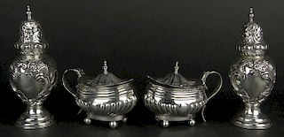 Two (2) Pair English Sterling Silver Table wares.