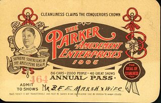 A COLLECTION OF C.W. PARKER EPHEMERA CIRCA 1900