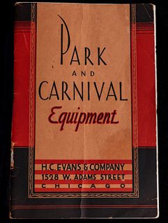 H.C. EVANS 'PARK AND CARNIVAL EQUIPMENT' TRADE CATALOG