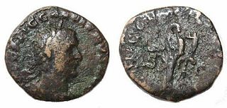 Gallienus. AD 253-268. Ã Sestertius (28mm, 18.3 gm).