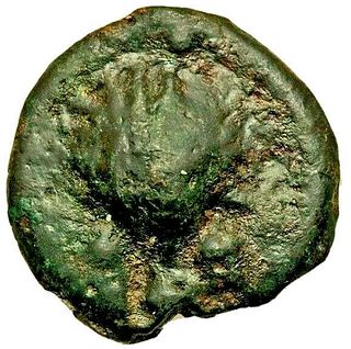 Anonymous. Ca. 280 BC. AE aes grave sextans (36mm,