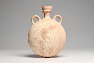 Large Ancient Greco-Roman Pottery Flask Ca. 600-400