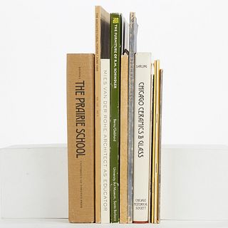 Group of 11 Architecture Ceramics and Glass Books