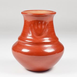 Margaret Tafoya Pueblo Redware Pottery Jar