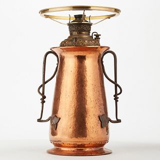 Onondaga Metal Shops Arts & Crafts Copper Lamp