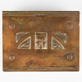 Karl Deffner Art Nouveau Brass Box