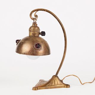 Secessionist Jeweled Shade Table Lamp