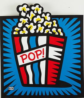 Burton Morris "POP!" Acrylic Painting