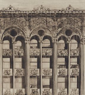 Richard Haas "Bayard (Condict) Building" Etching & Drypoint