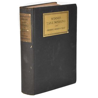Ernest Hemingway "Winner Take Nothing" First Edition 1933
