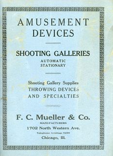 F.C. MUELLER & CO. SHOOTING GALLERY TRADE CATALOGS
