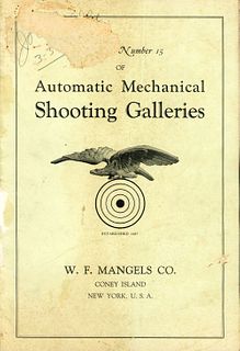 A W.F. MANGELS CO. SHOOTING GALLERY TRADE CATALOG