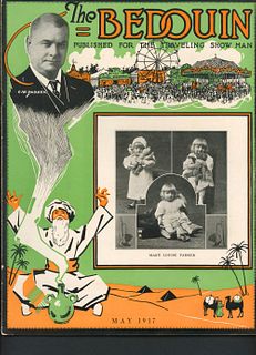 C.W. PARKER 'THE BEDOUIN' TRADE MAGAZINE, 1917
