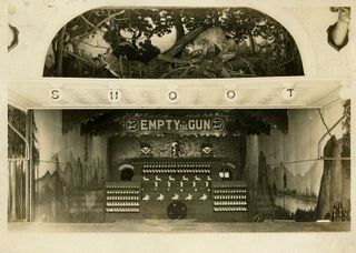 EARLY 20TH C. PHOTOGRAPHS OF SHOOTING GALLERIES