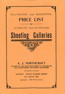 AN A.J. NORTHCRAFT SHOOTING GALLERY TRADE CATALOG