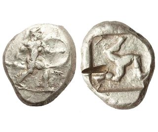 PAMPHYLIA. Aspendus. Ca. mid-5th century BC. AR stater