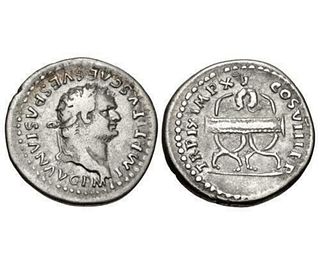 Titus.AD 79-81. AR Denarius (18.5mm, 3.35 g, 6h). Rome