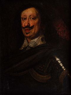 Studio di Justus Susterman  (Anversa 1597 - Firenze 1681) - Half-length portrait of Ferdinand II de 'Medici in armor