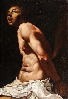 Pittore caravaggesco attivo nell'Italia meridionale, circa 1615-20 - San Sebastian