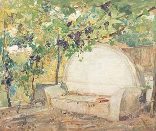 Giuseppe Casciaro (Ortelle 1863-Napoli 1945)  - "Solitude"