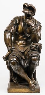 19th C. Bronze Sculpture of Lorenzo de Medici